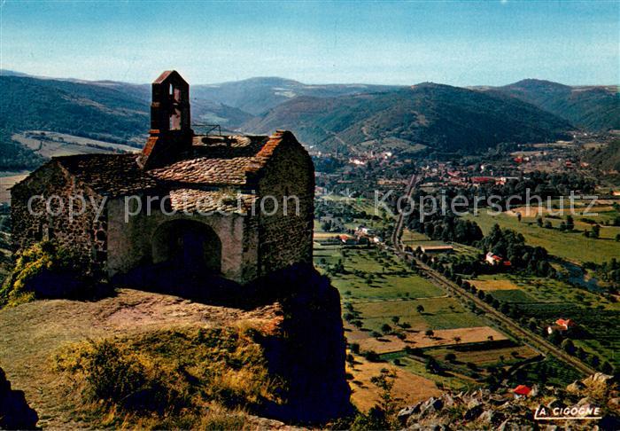 Massiac Station estivale La Chapelle Sainte Madeleine et la Vallee