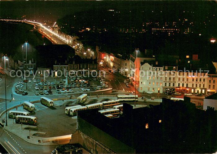St Helier Jersey Fort Regent at night The bright lights of the many seafront hot