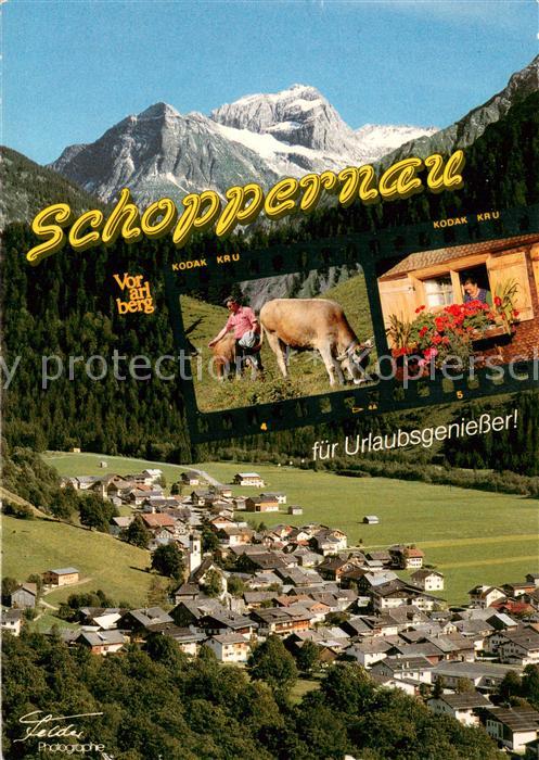 Schoppernau Vorarlberg Fliegeraufnahme mit Mohnenfluh