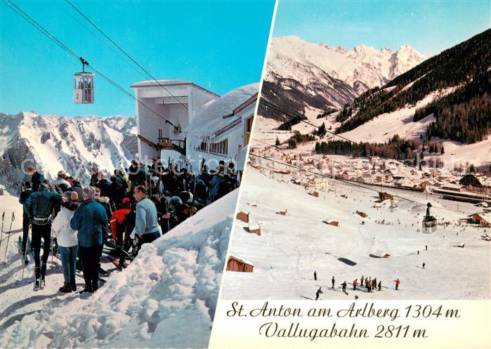 St Anton Arlberg Vallugabahn Panorama