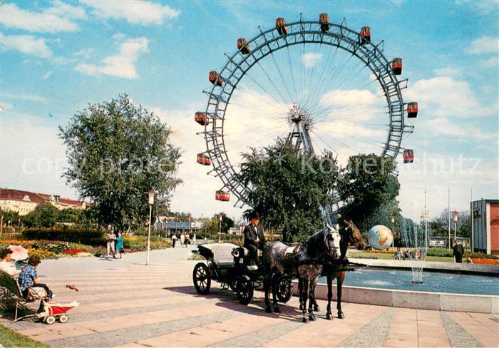 Wien Prater Riesenrad Fiaker