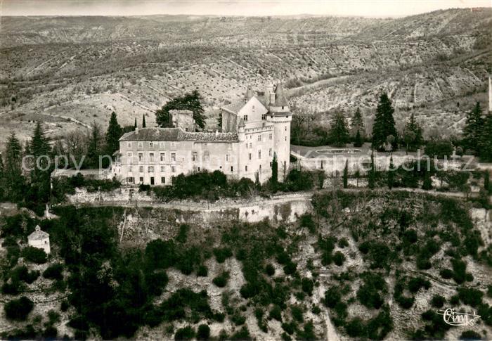 Mercues Chateau de Mercues Vue aerienne