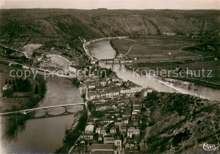 Luzech Vue panoramique aerienne