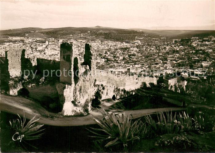 Fes Fez Maroc Les Ruines Vue generale
