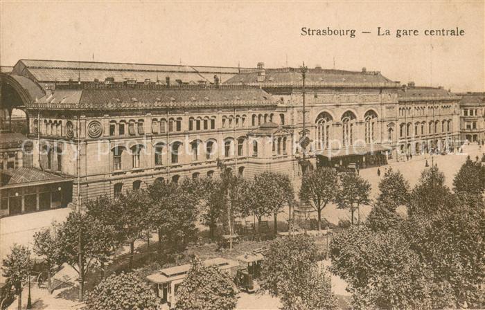 Strasbourg Alsace La gare centrale
