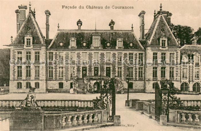 Courances Facade du Chateau de Courances