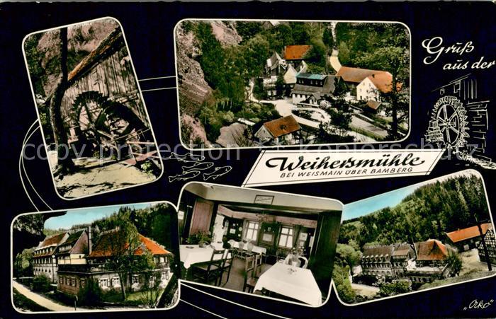 Weismain Gasthof Pension Forelle Weihersmuehle Teilansichten