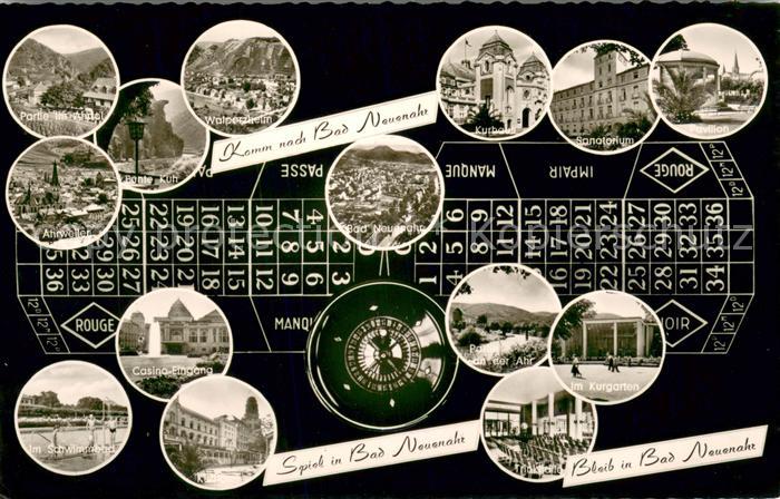 Bad Neuenahr-Ahrweiler Casino Kurhaus Sanatorium Pavillon Schwimmbad Roulette Ah