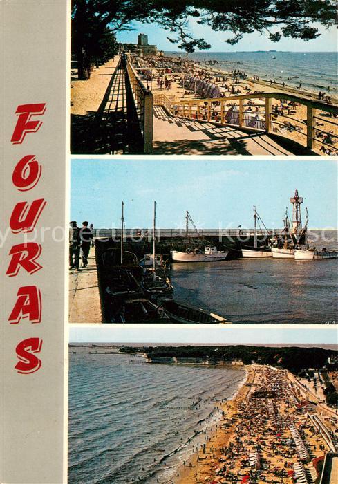 Fouras Charente-Maritime La Descente a la Plage Le Port Nord et le Phare La Gran