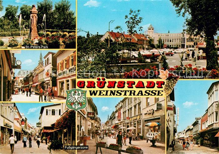 Gruenstadt St Peters Park Fussgaengerzone Luitpoldplatz