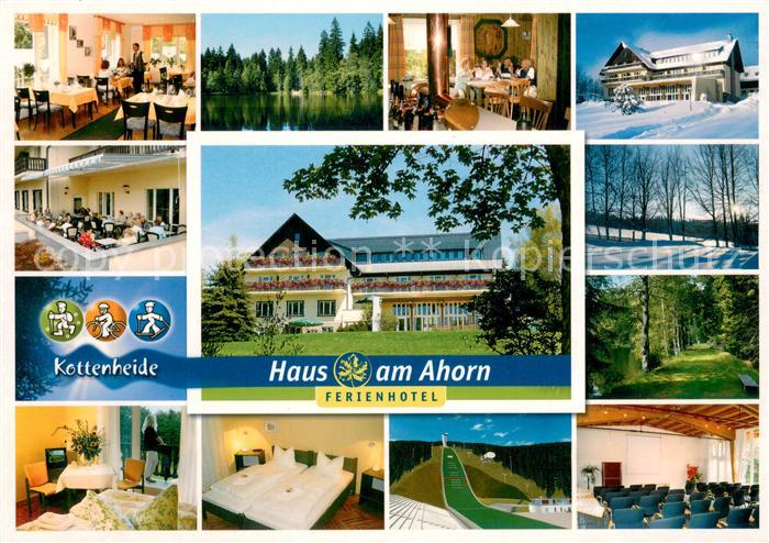 Kottenheide Haus am Ahorn Ferienhotel Gastraeume Terrasse Zimmer Sprungschanze T