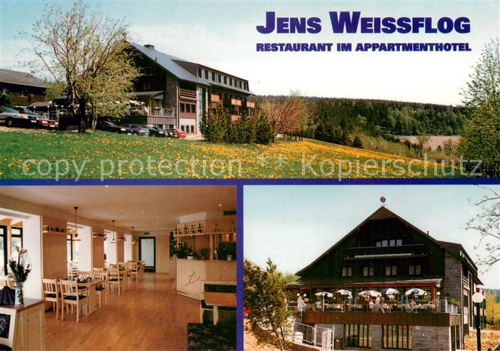 Oberwiesenthal Erzgebirge Jens Weissflog Restaurant im Appartmenthotel Gastraum