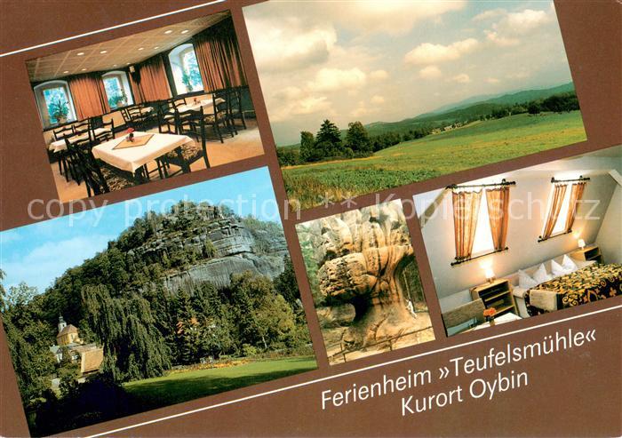 Oybin Ferienheim Teufelsmuehle Restaurant Lausitzer Bergland Berg Oybin Am Kelch