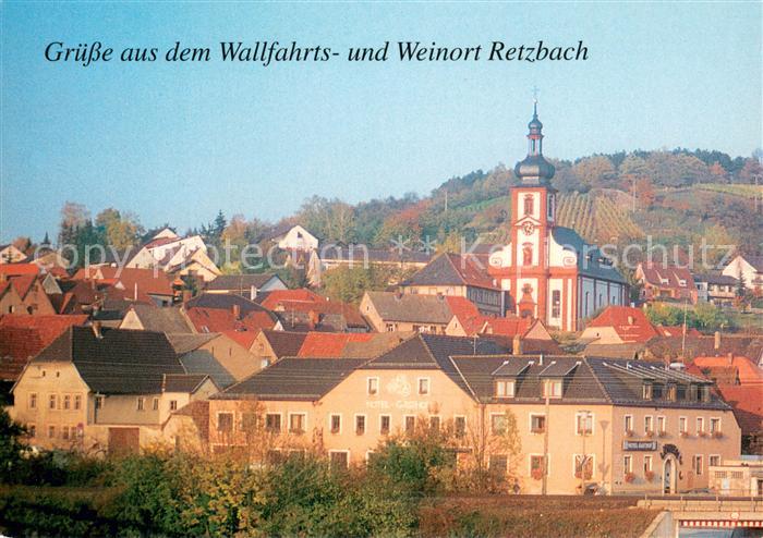 Retzbach Zellingen mit Pfarrkirche von Balthasar Neumann