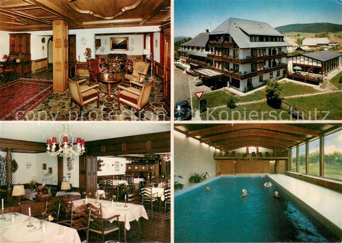 Haeusern Schwarzwald Hotel Adler Gastraeume Hallenbad