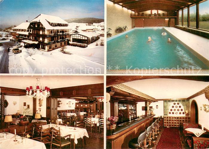 Haeusern Schwarzwald Hotel Adler Hallenbad Gaststube Bar