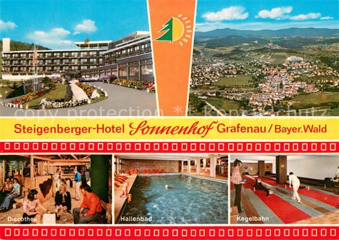 Grafenau Niederbayern Steigenberger Hotel Sonnenhof Discothek Hallenbad Kegelbah