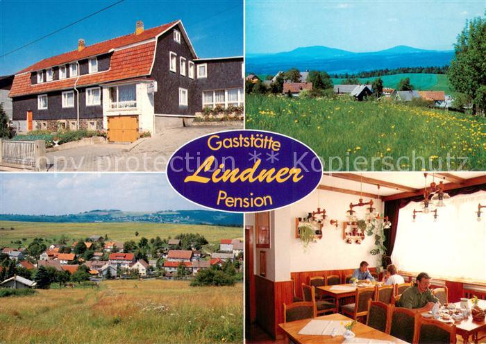 Waffenrod Gaststaette Lindner Pension Panorama Ortsansicht