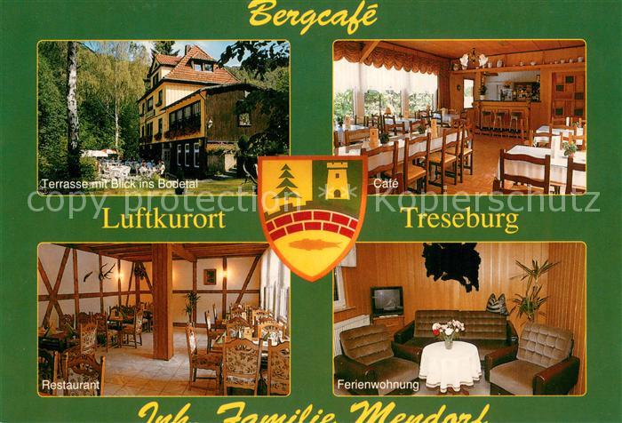 Treseburg Harz Bergcafe Terrasse Cafe Restaurant Ferienwohnung