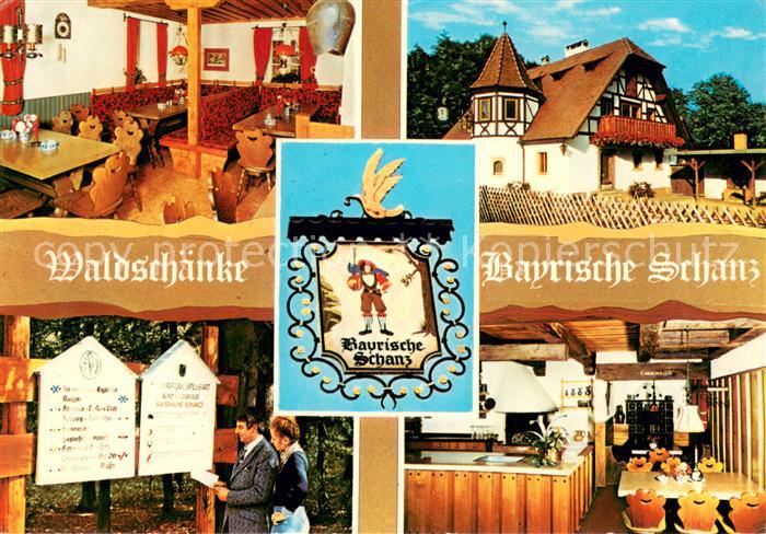 Ruppertshuetten Waldschaenke Bayrische Schanz Gaststube Theke