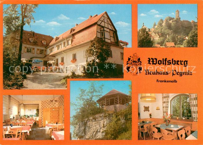 Neuhaus Pegnitz Gasthof Pension Wolfsberg Gastraeume Burg