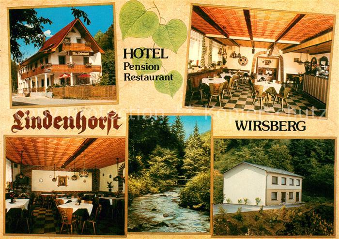 Wirsberg Kulmbach Bayern Hotel Pension Restaurant Lindenhorst Gastraeume Flusspa