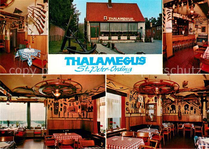 St Peter-Ording Gaststaette Thalamegus Gastraeume Bar