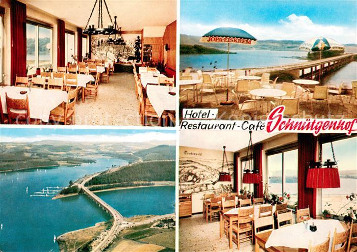 Attendorn Hotel Restaurant Schnuetgenhof Gastraeume Fliegeraufnahme Terrasse