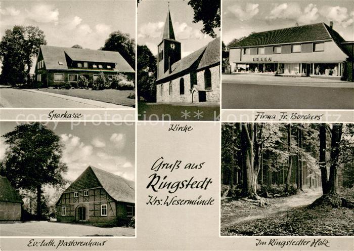 Ringstedt Sparkasse Firma Fr Borchers Kirche Ev luth Pastorenhaus Im Ringstedter