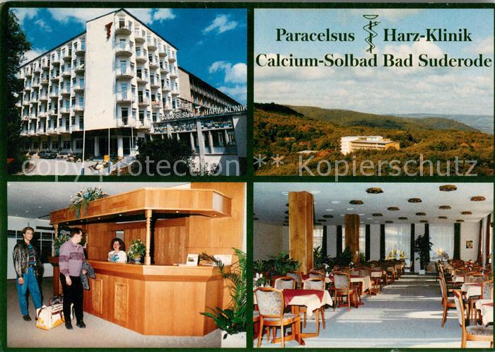 Bad Suderode Paracelsus Harz Klinik Rezeption Gastraum Panorama