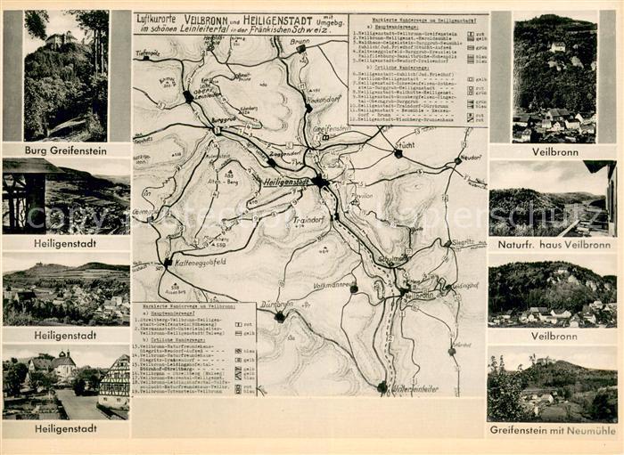 Veilbronn und Heiligenstadt Burg Greifenstein Naturfreundehaus Greifenstein mit