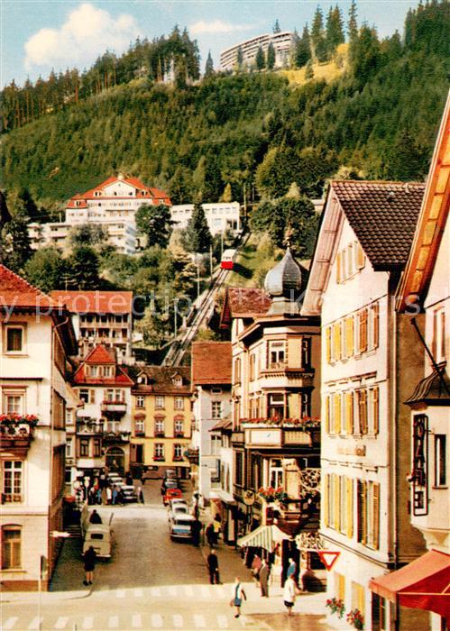 Wildbad Schwarzwald Blick zum Sommerberg
