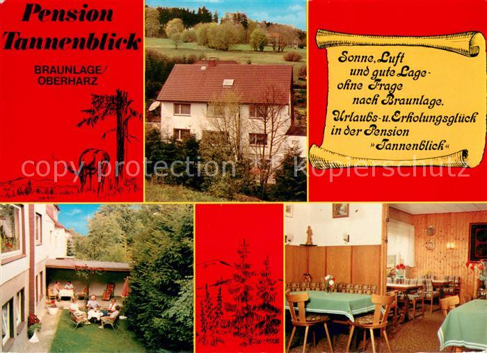 Braunlage Harz Pension Tannenblick Liegewiese Gaststube