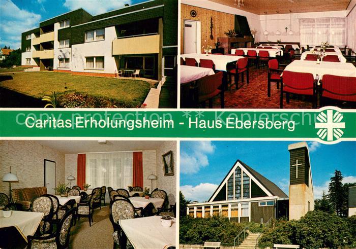 Braunlage Caritas Erholungsheim Haus Ebersberg Gastraeume Kapelle