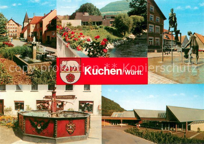 Kuchen Fils Brunnen Statue Ortspartie