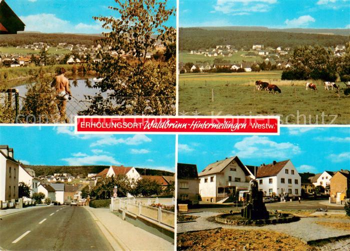 Hintermeilingen Panorama Teilansichten Brunnen