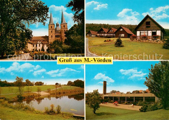Marienmuenster-Voerden Kirche Weiher Teilansichten