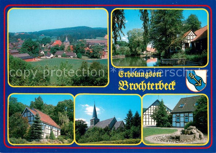 Brochterbeck Panorama Teilansichten Kirche