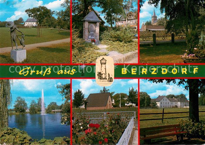 Berzdorf Park Bildstock Kirche Fontaine