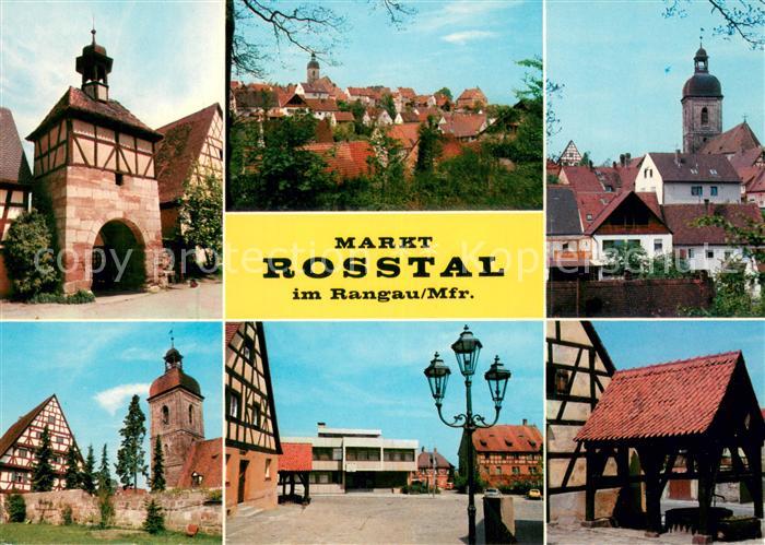 Rosstal Rosstal Stadttor Panorama Kirche Markt