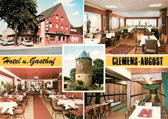 Davensberg Hotel Gasthof Clemens August Gastraeume Kegelbahn