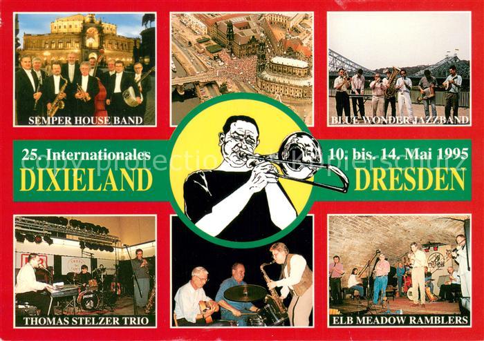 DRESDEN Elbe Dixieland Festival 1995 Semper House Band Blue Wonder Jazzband Thom