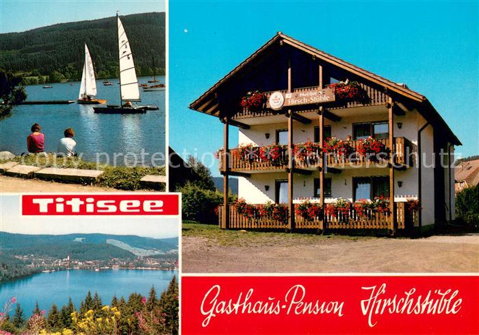 TITISEE Schwarzwald BW Gasthaus Pension Hirschstueble Titiseepartie