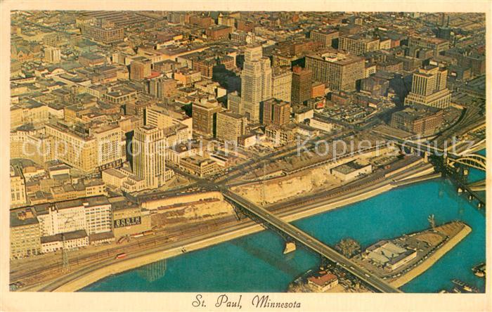 Minnesota City St Paul Fliegeraufnahme
