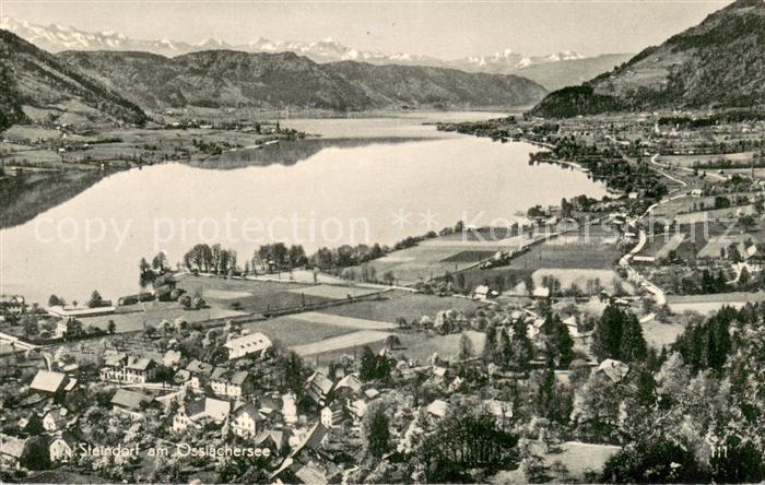 Steindorf Ossiacher See Fliegeraufnahme