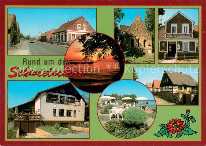 Bad Saarow-Pieskow Zaue Kirche Gasthaus Schwielochsee Gaststaette Landhaus Hafen