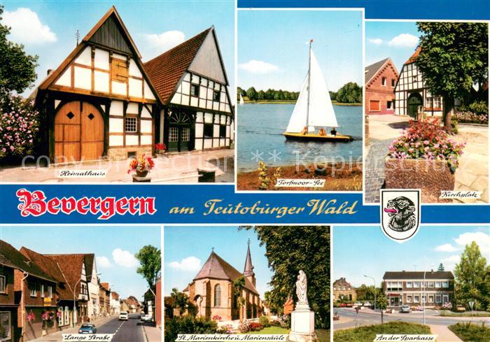 Bevergern Heimathaus Torfmoor See Kirchplatz Lange Strasse St Marienkirche Marie