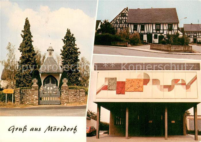 Moersdorf Hunsrueck Kapellchen Fachwerkhaus Halle