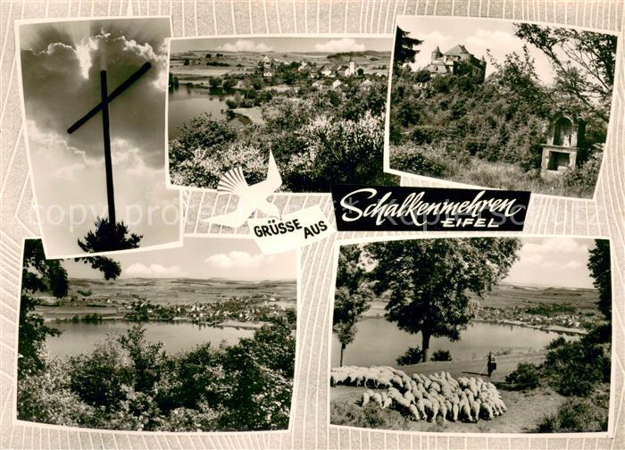 Schalkenmehren mit Maar und Altburg