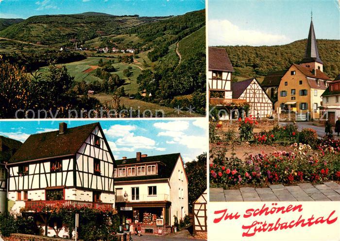 Luetz Luetzbachtal Panorama Ortsmotiv Kirche